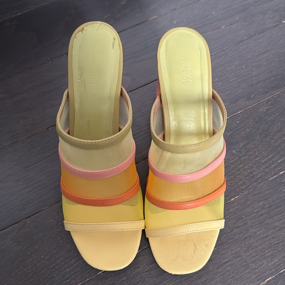 Citrus sorbet coloured heels - perfect for summer - Picture 2 of 3